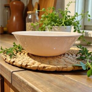Corelle Corning Beige Sandstone Round Serving Bowl 8.5"